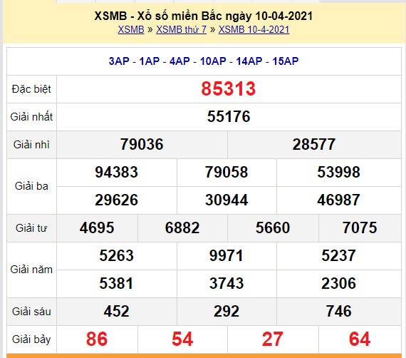 soi cau xsmb 11-4-2021